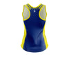 Custom Singlet Blue & Yellow Diamonds